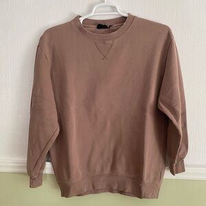 Brown urban outfitters out from under crew neck sweatshirt